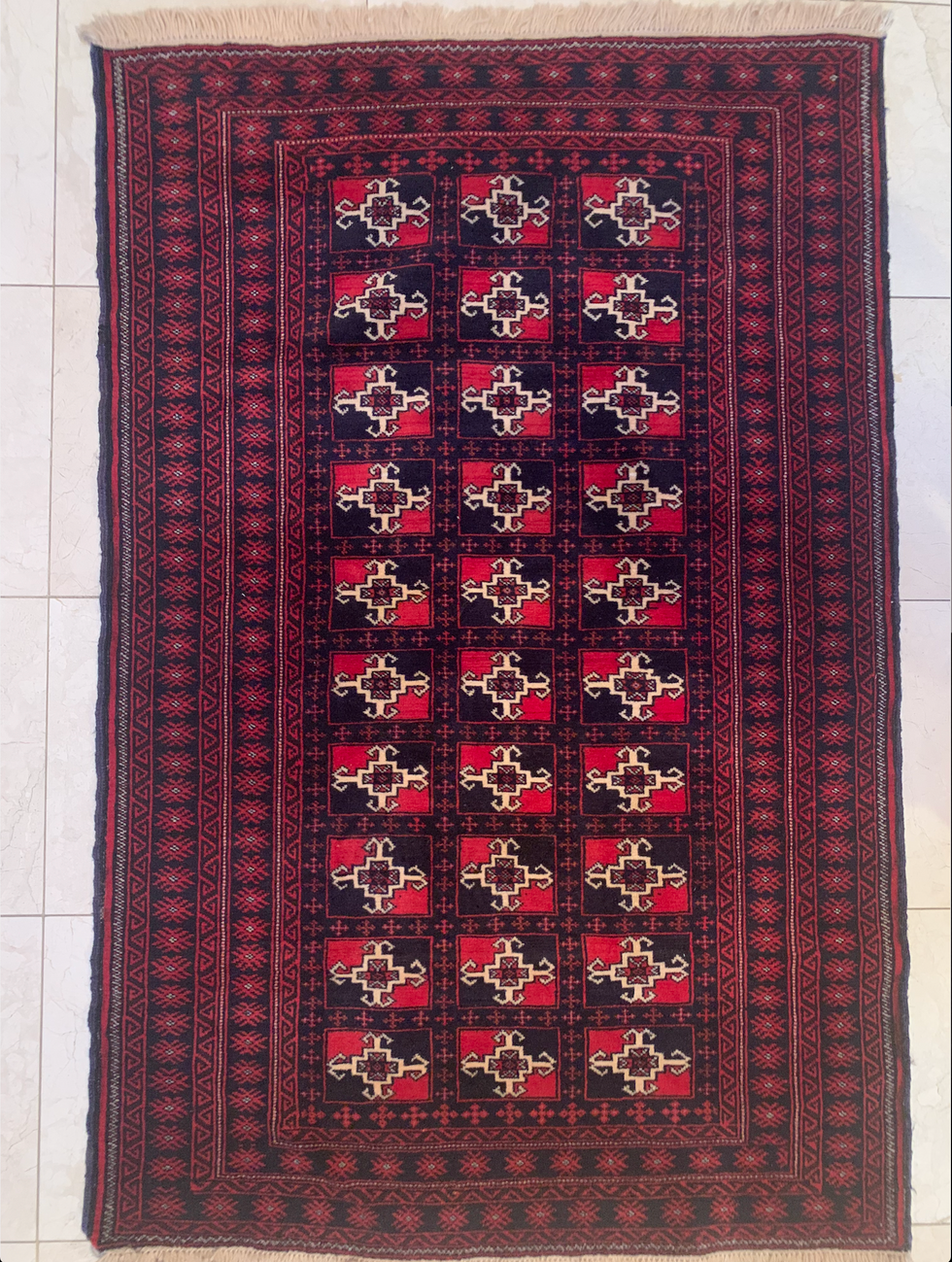 3 x 5 Persian Baluch Tribal Rug 14
