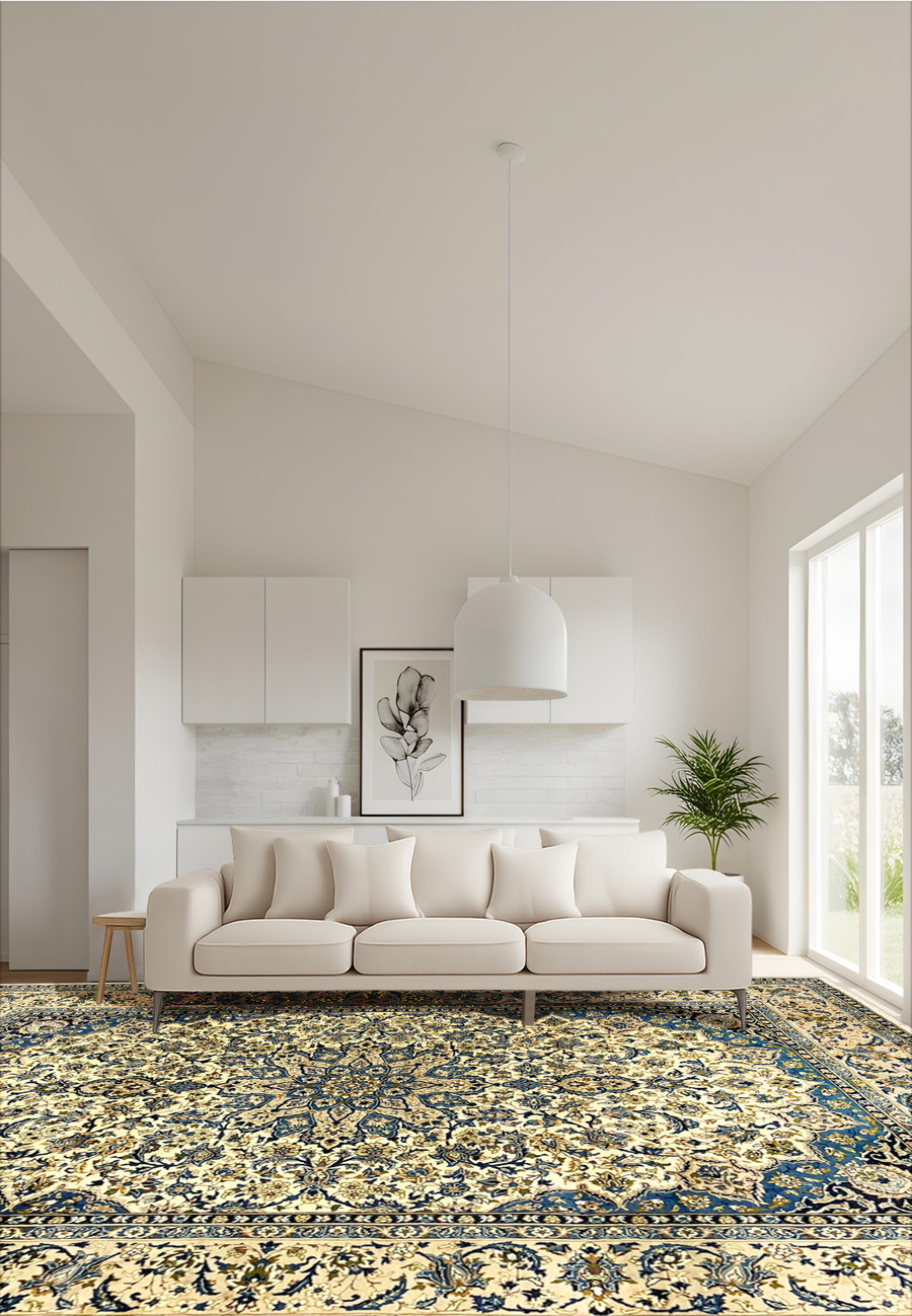 10'2 x 14'3 Persian Kashan rug