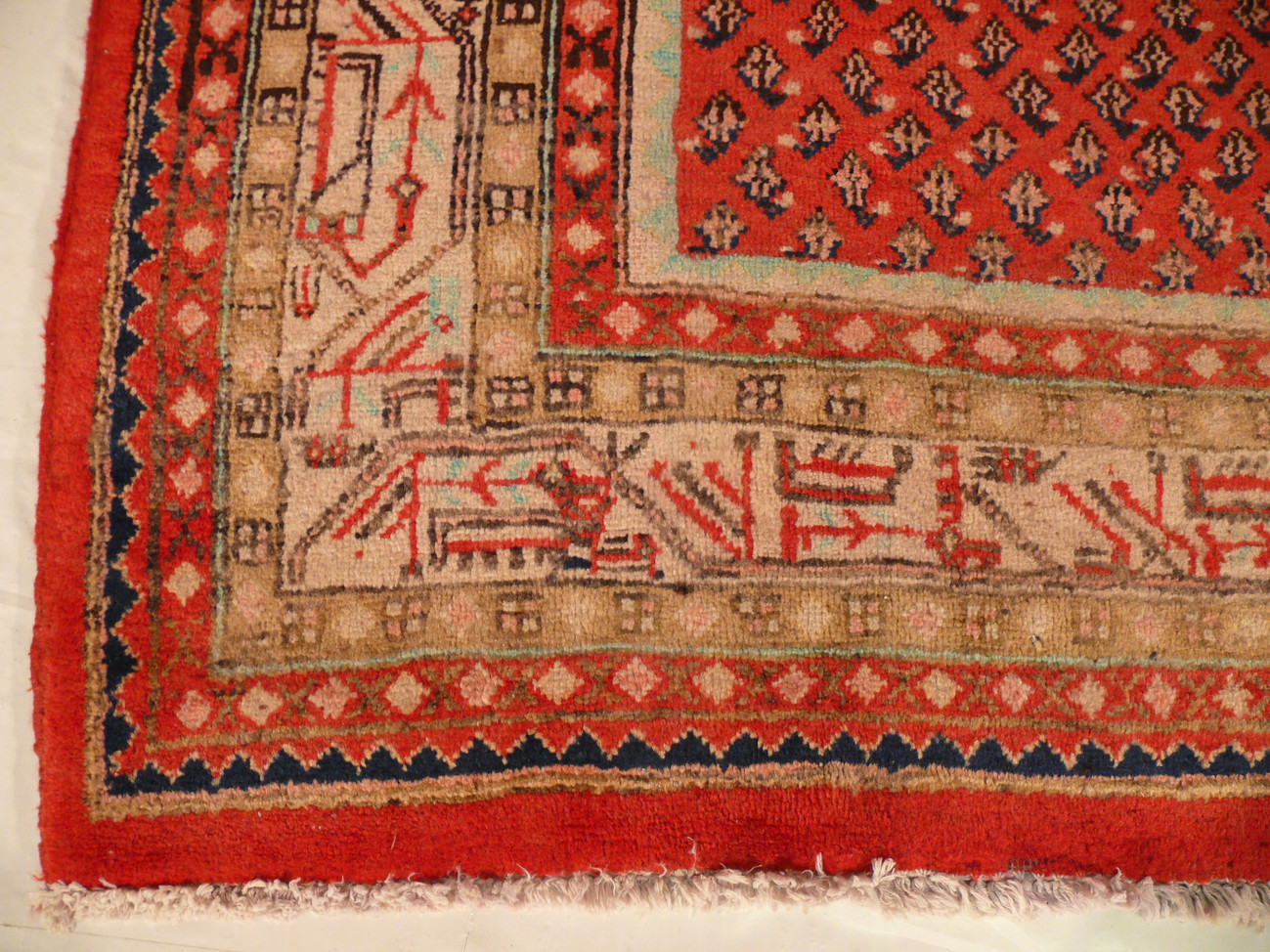 7' x 10'8" Persian Sarough Mir Rug