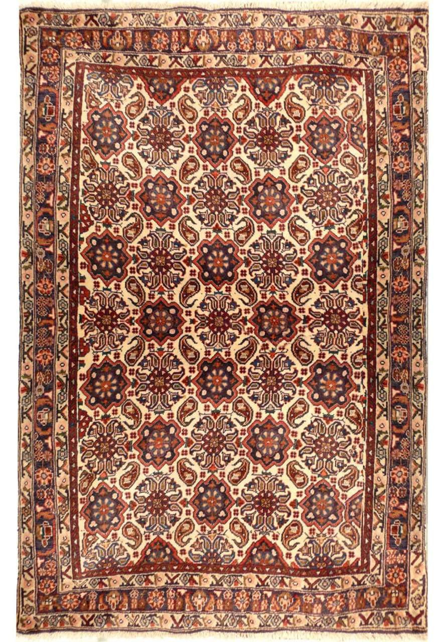 3'7 x 5 Antique Persian Koliai Rug