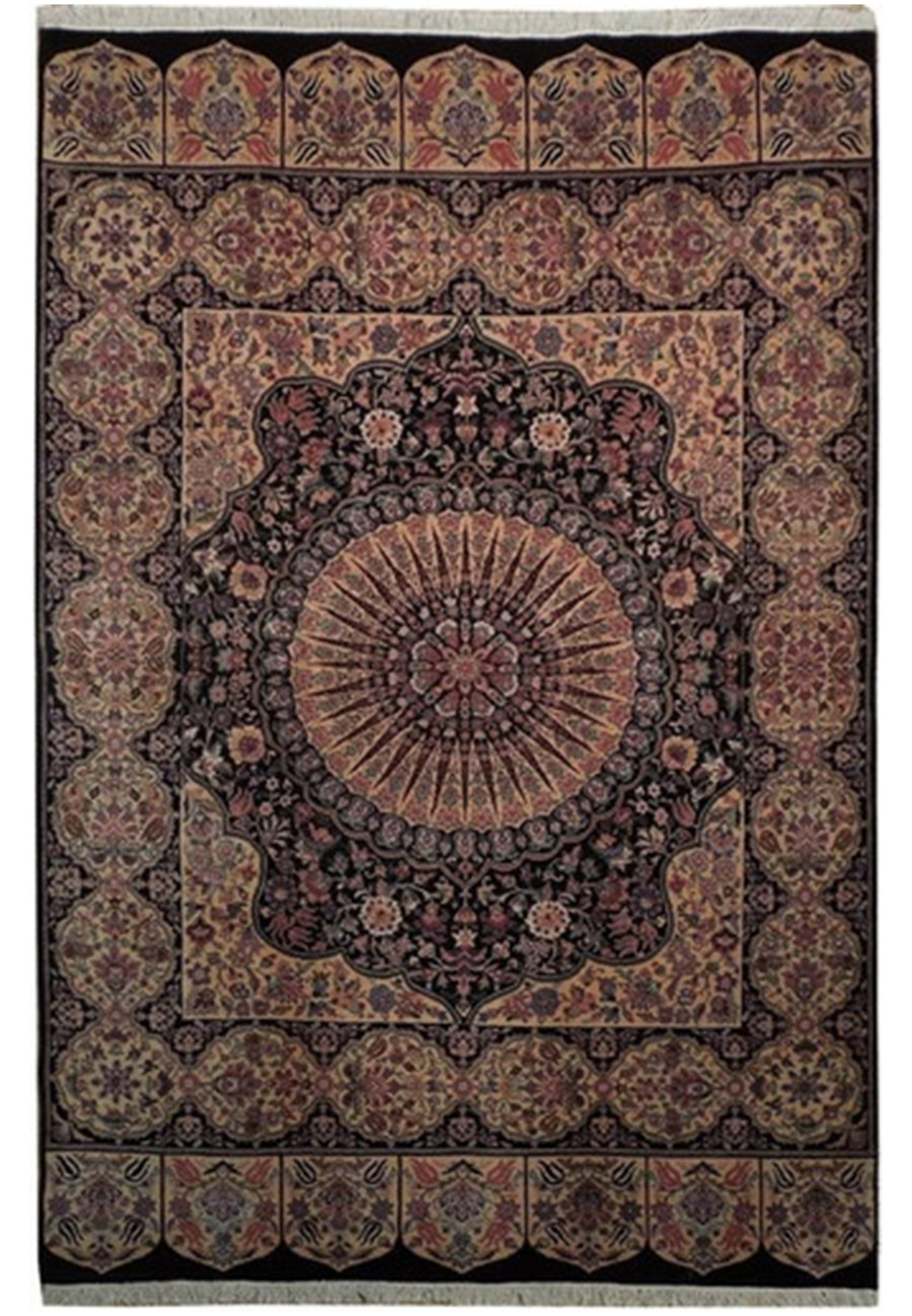 6 x 9 Oriental Isfahan Dome Design Rug