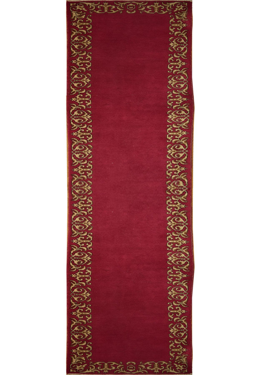 2'8"x 12'7" Persian Tabriz Runner All over Design