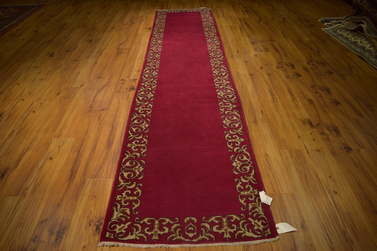 2'8"x 12'7" Persian Tabriz Runner All over Design