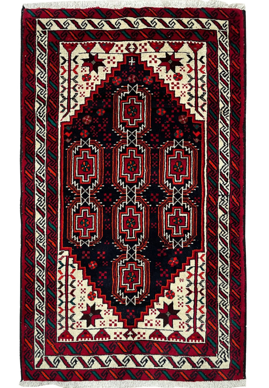 3'4 x 6 Persian Songhor Rug