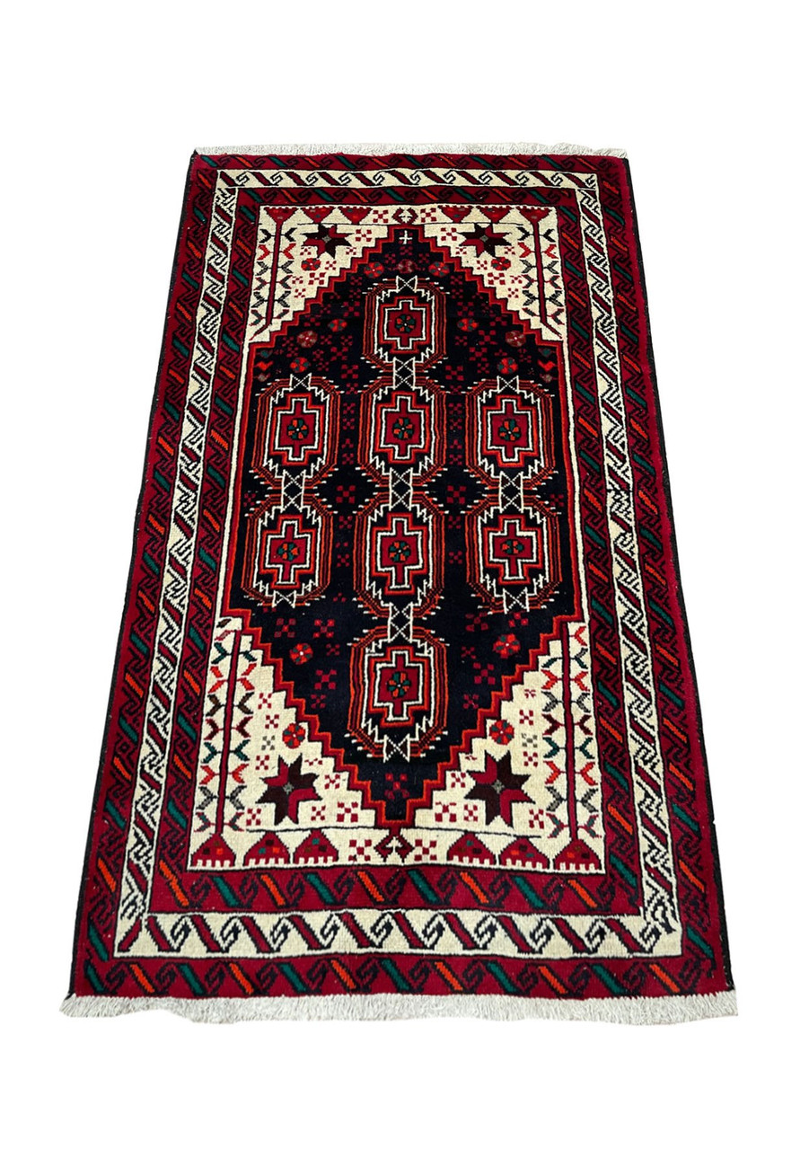 3'4 x 6 Persian Songhor Rug