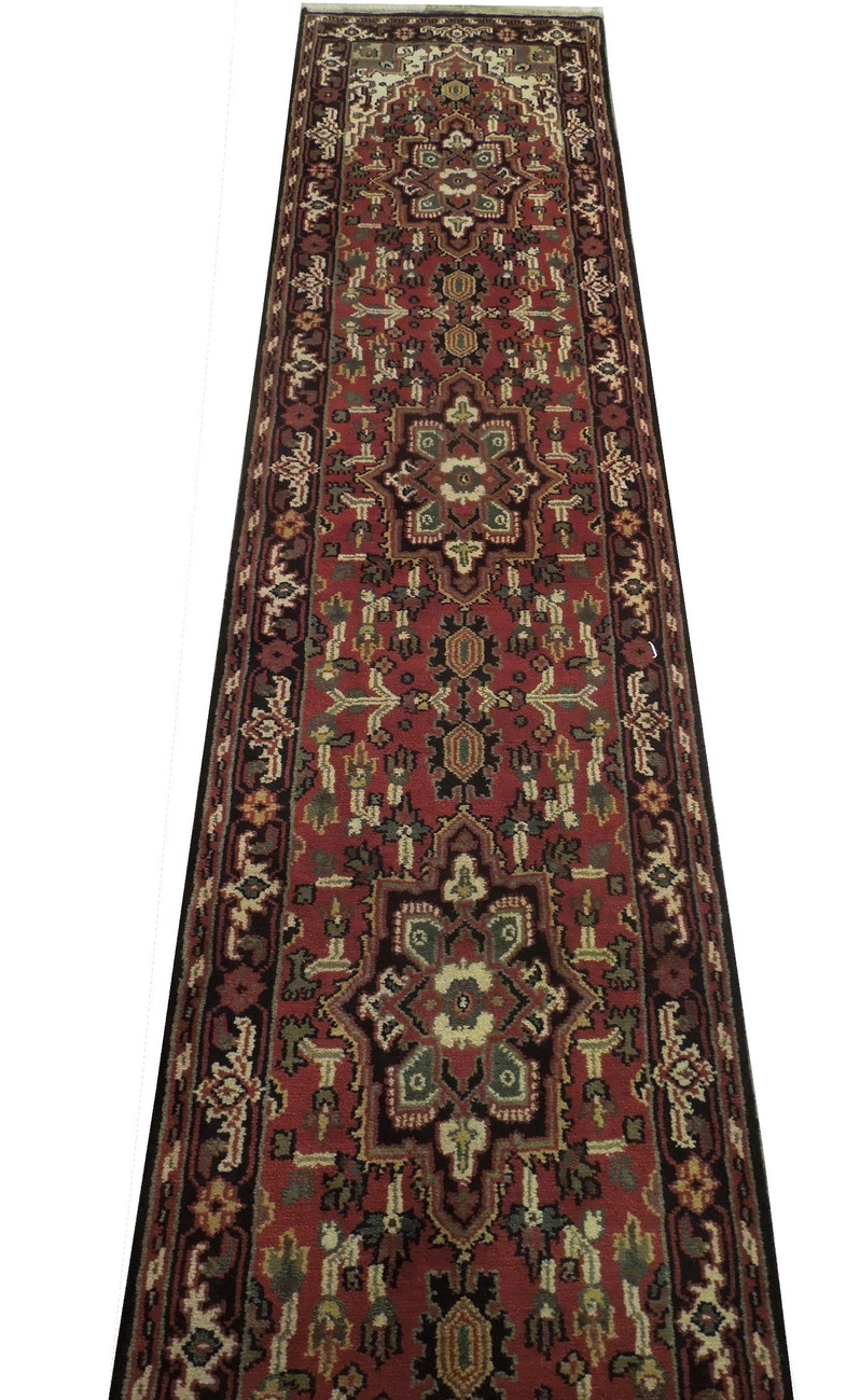 2'7 x 20' Long Oriental Serapi Runner Rug