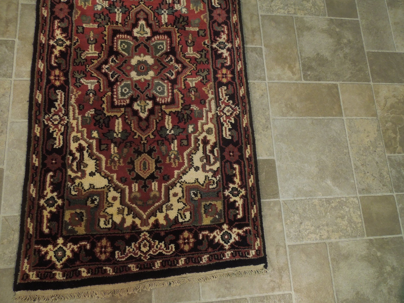 2'7 x 20' Long Oriental Serapi Runner Rug