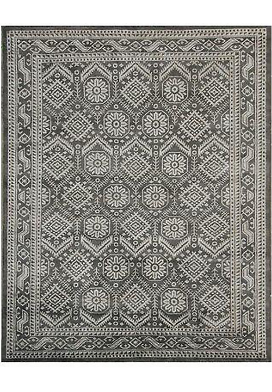 8 x 10 Traditional Folklore Motifs Rug - Full View