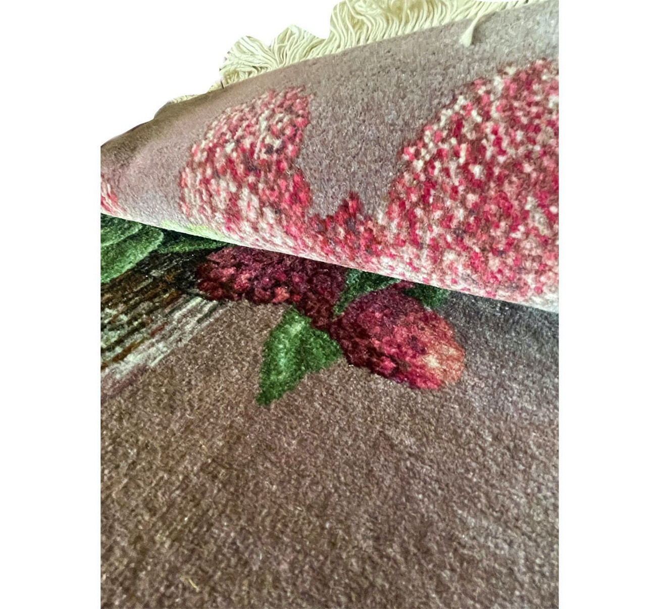 1'8 x 2'5 Identical Pair Pictorial Persian Tabriz Wool & Silk Rugs