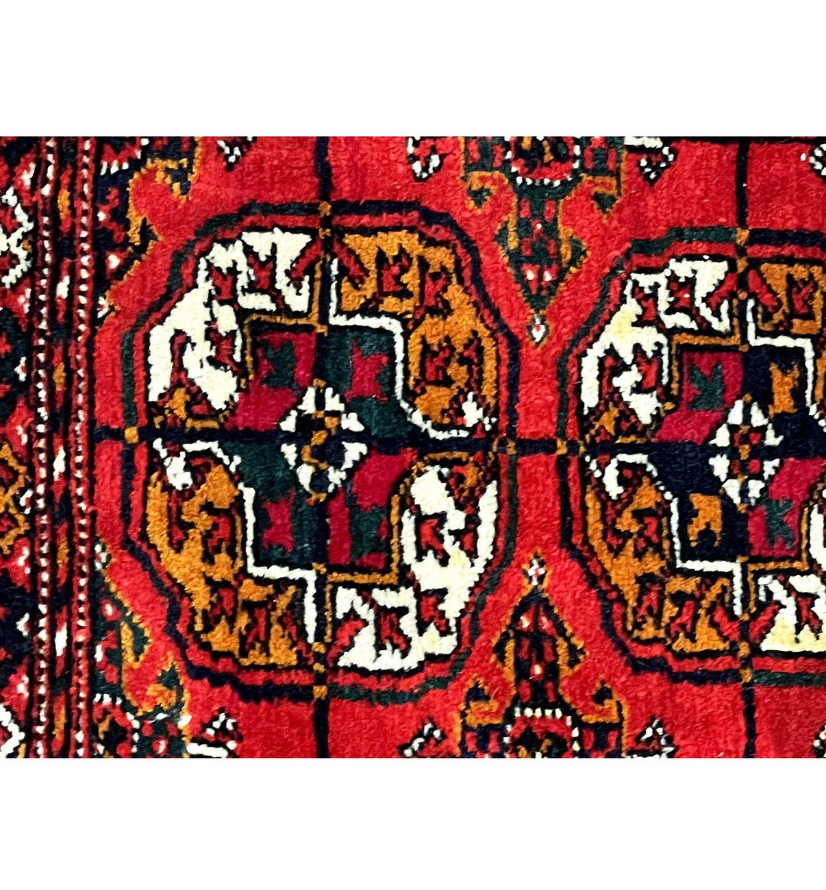 4 x 6 Antique Afghan Bokhara Rug