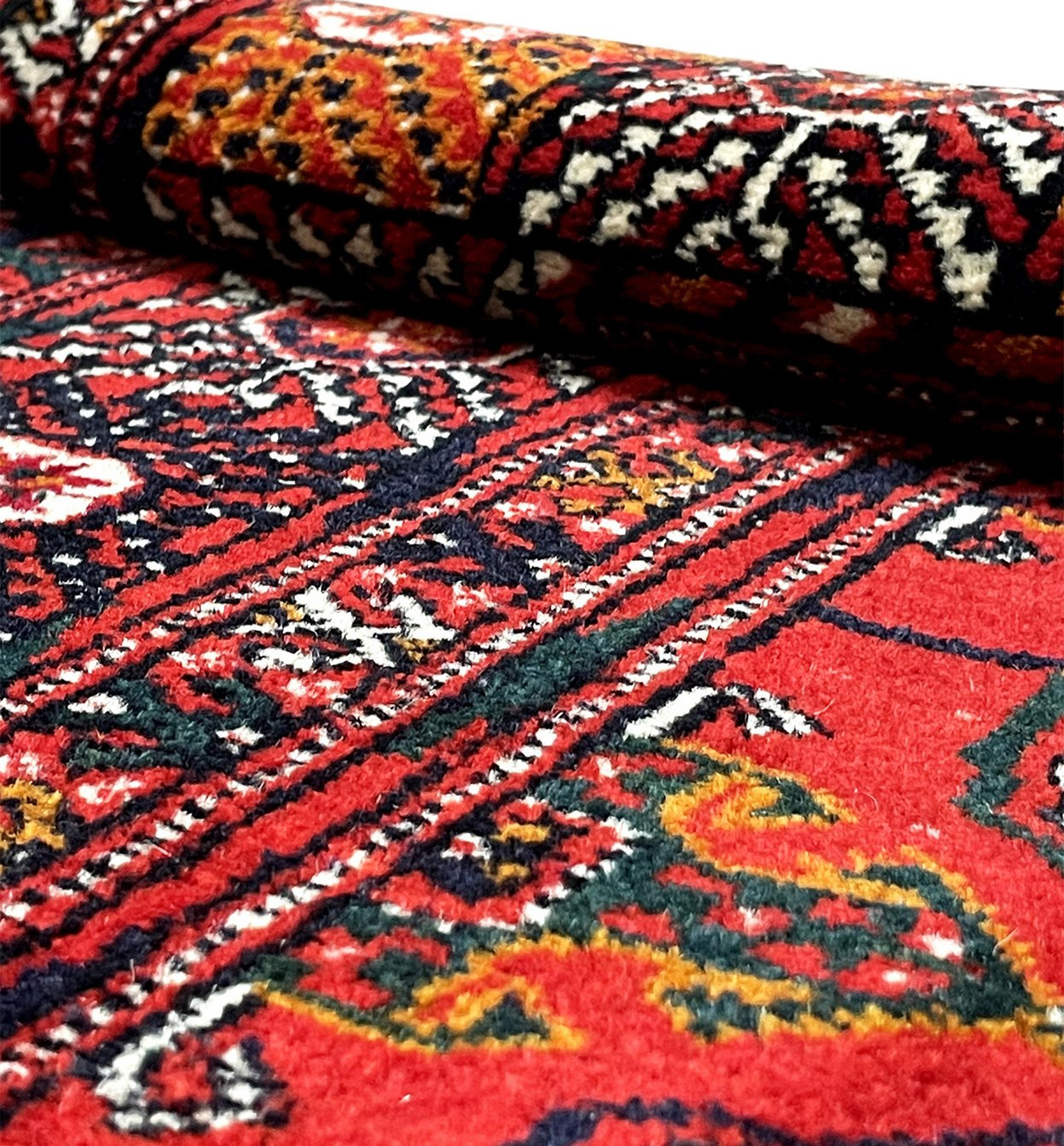 4 x 6 Antique Afghan Bokhara Rug