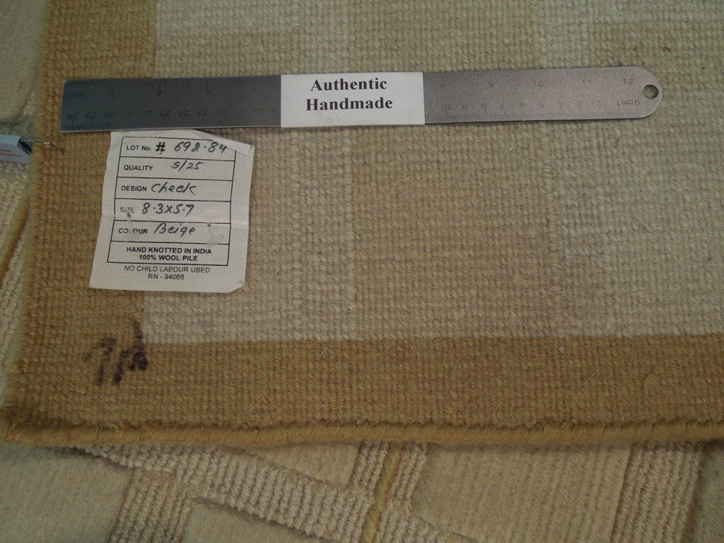 5'7" x 8'3 Modern Nepali Rug