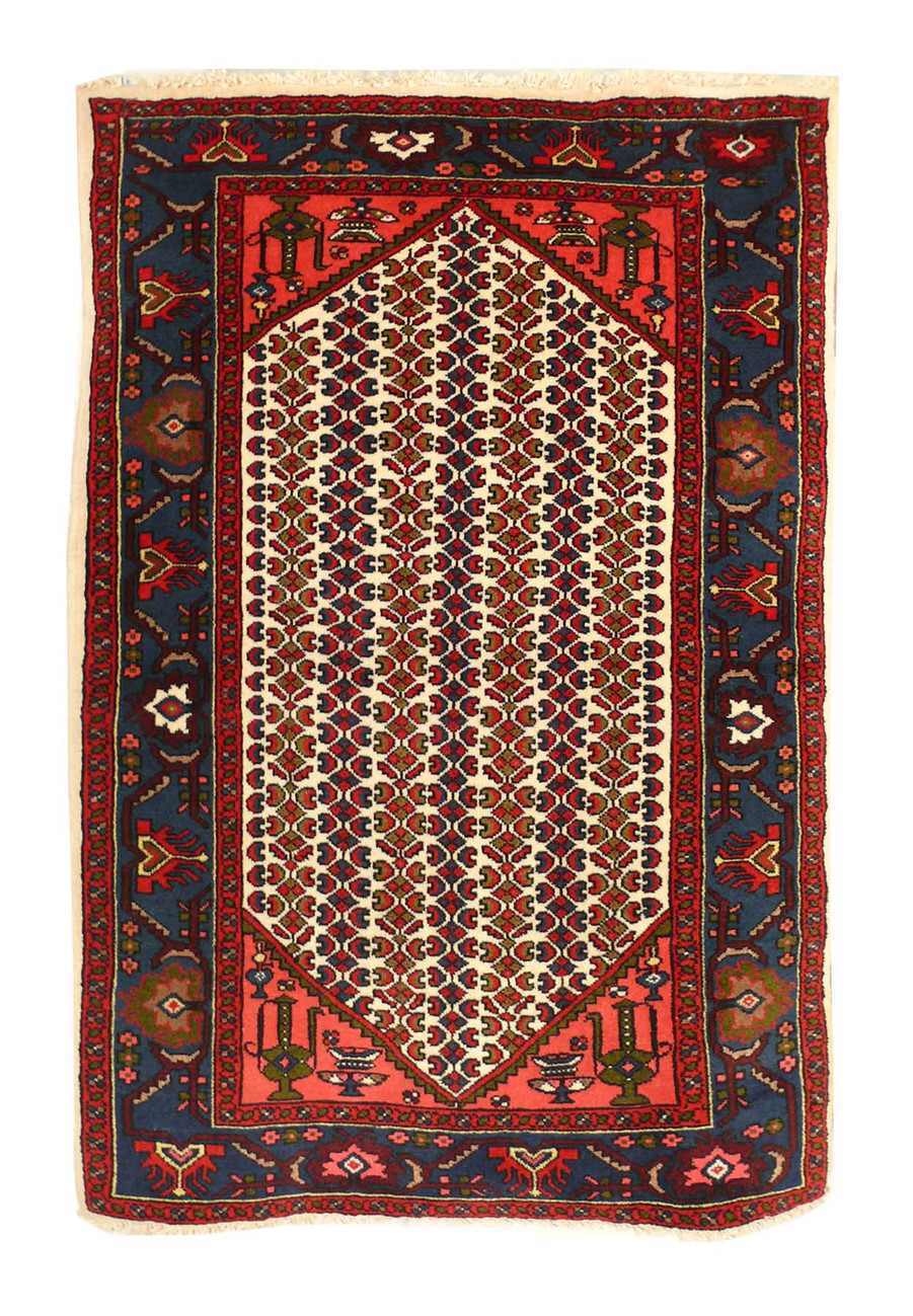 3'3" x 4'7" Persian Songhor All Over Design Rug