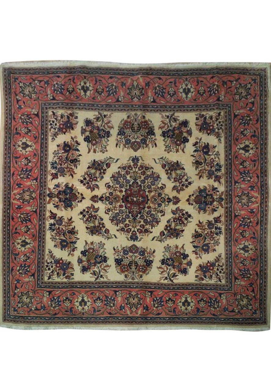 7 x 7 Persian Sarough Rug