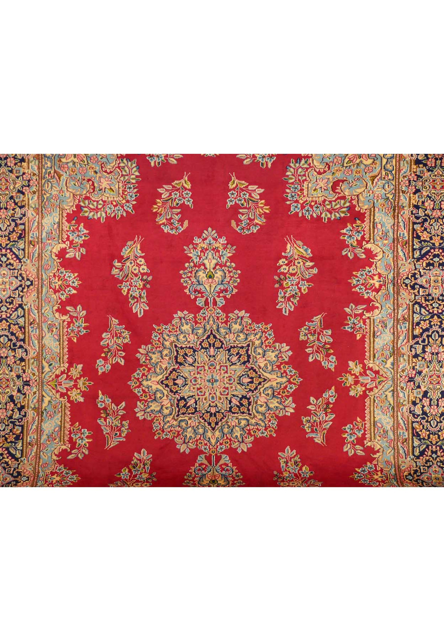 10 x 13 Floral Persian Kerman Rug