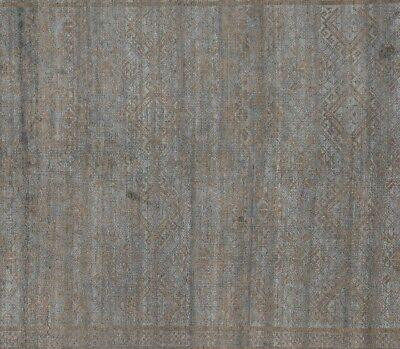 Gray Modern Affordable Handmade 5' x 8' Area Rug Silky Viscose Rayon& Wool