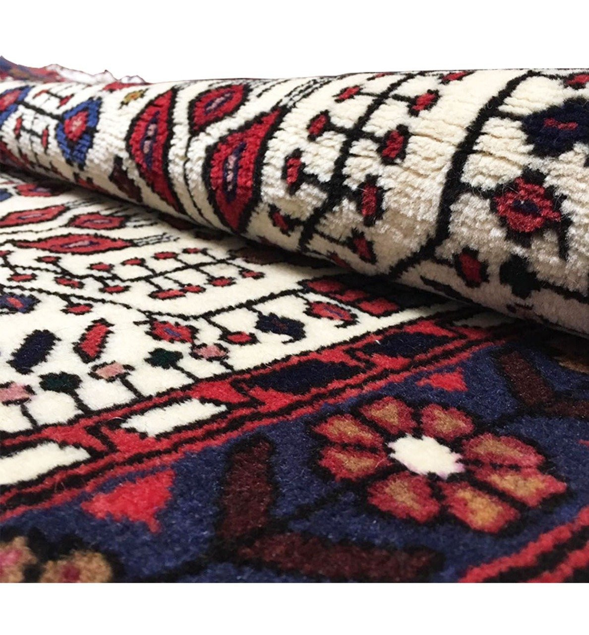 3'6 x 5'2 Antique Persian Rudbar All Over Design Rug