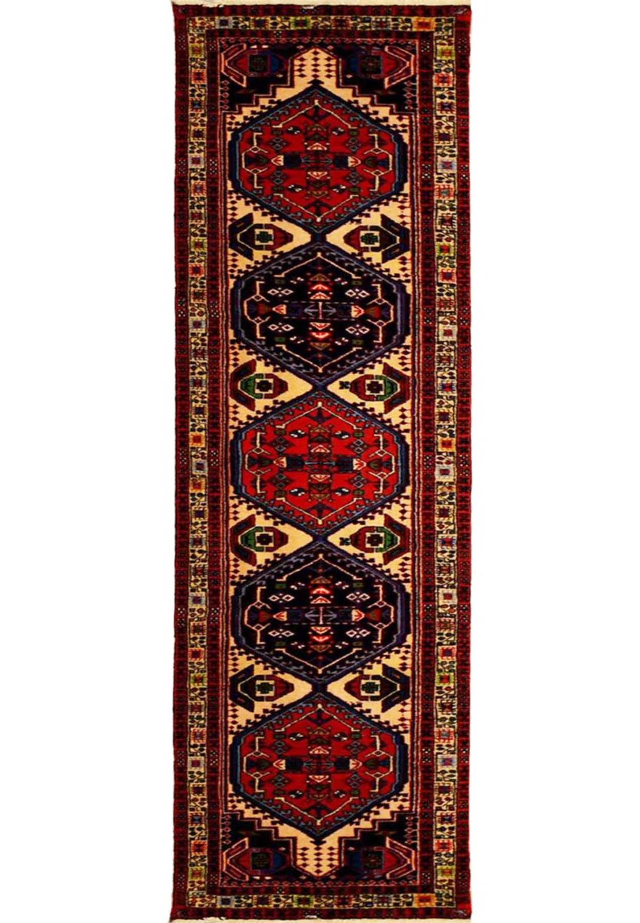2'4 x 10 Persian Meshkin Runner Rug