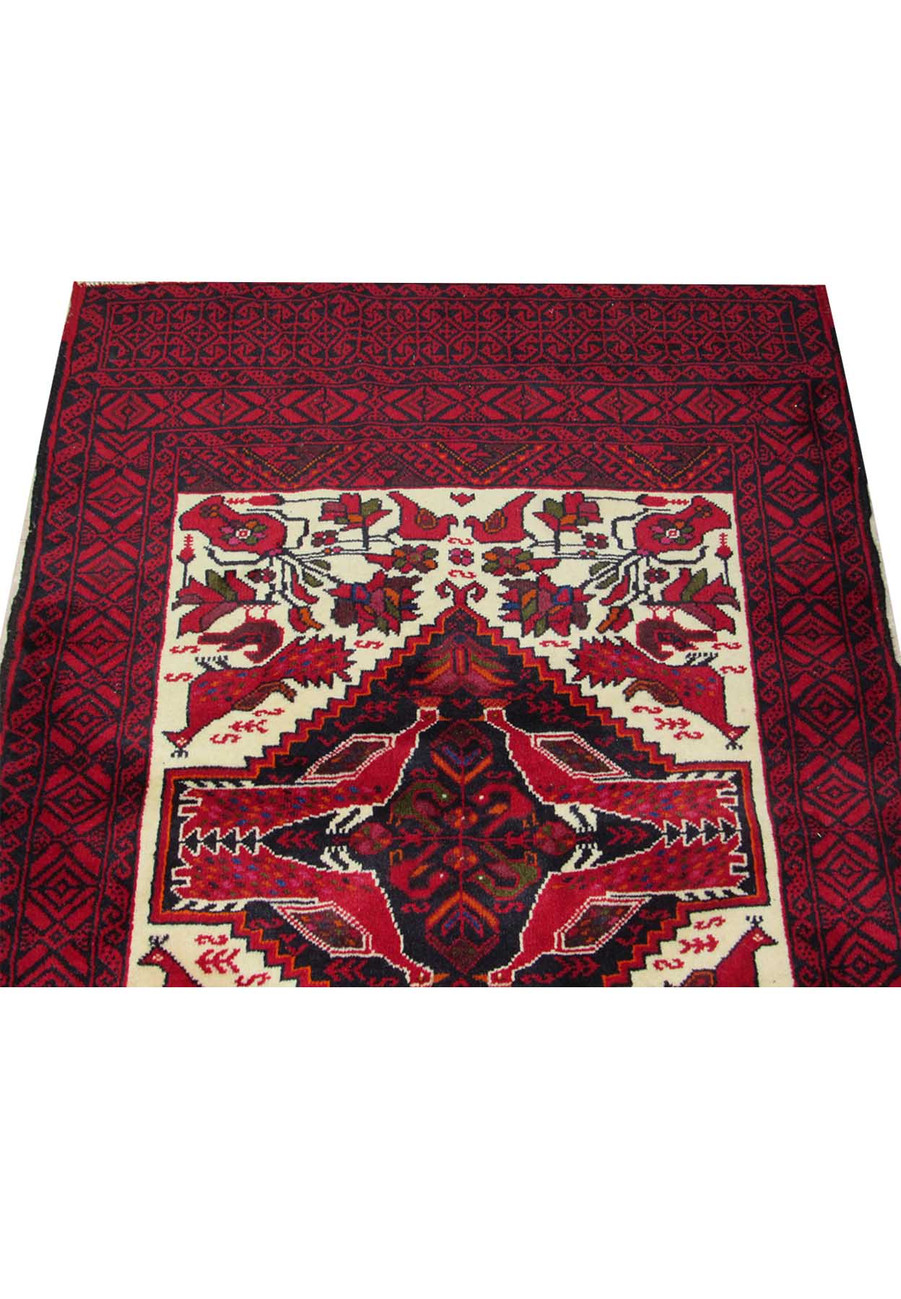 3'1 x 5 Persian Baluch Rug