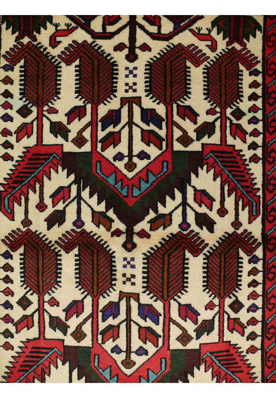 3'5 x 5'2 Persian Shahsavan Rug