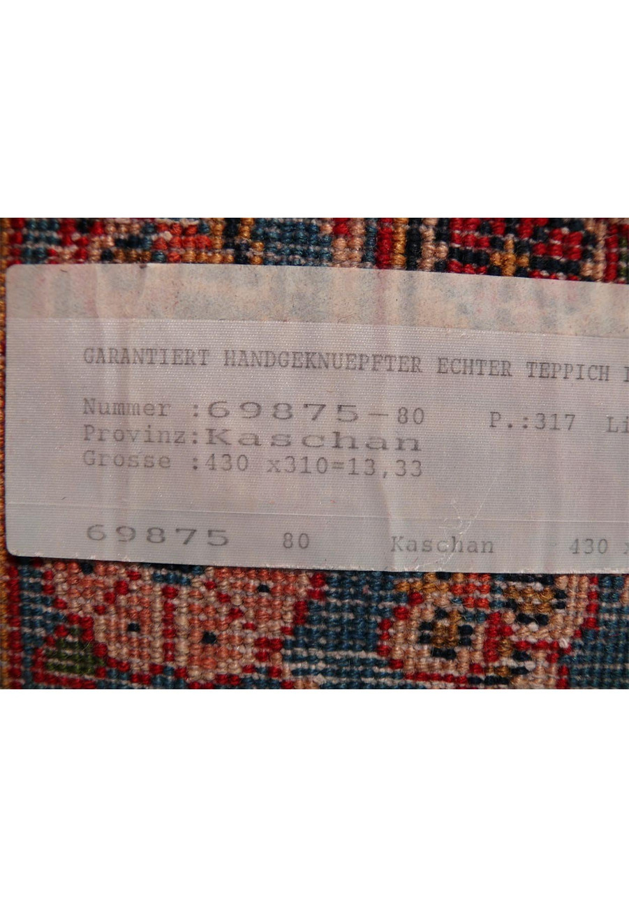 10 x 14 Classic Persian Kashan Rug | Known from TV Show Shark Tank