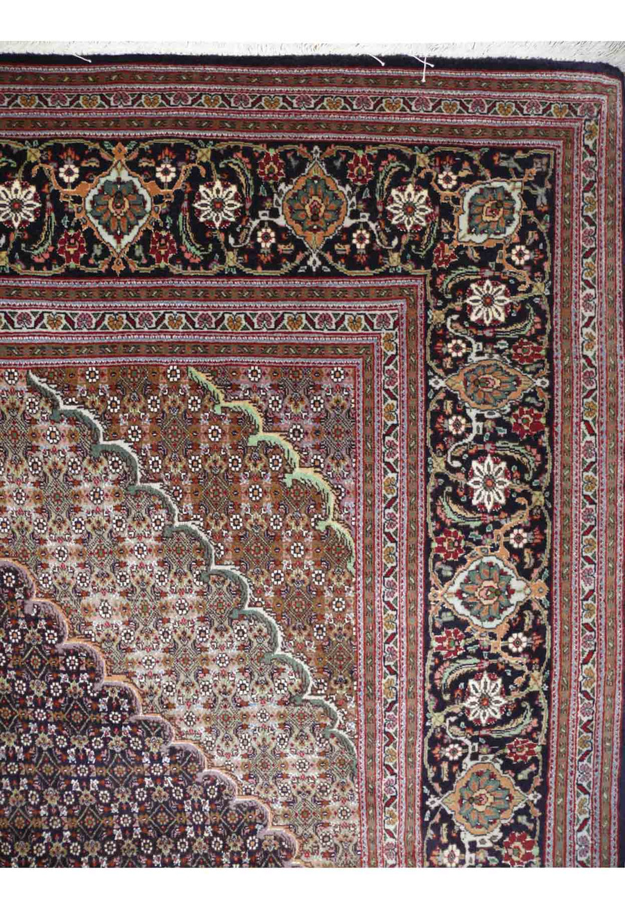 6'6 x 9'7 Persian Tabriz Fish Design 50 Raj Rug