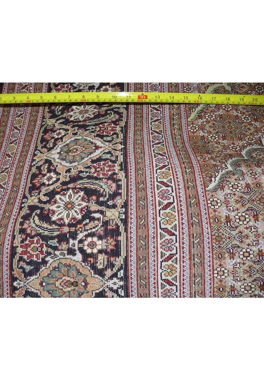 6'6 x 9'7 Persian Tabriz Fish Design 50 Raj Rug