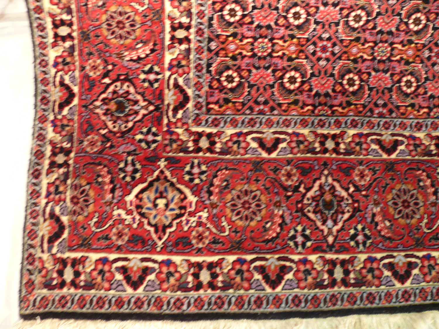 6'5" x 10'2" Persian Bijar All Over Design Rug