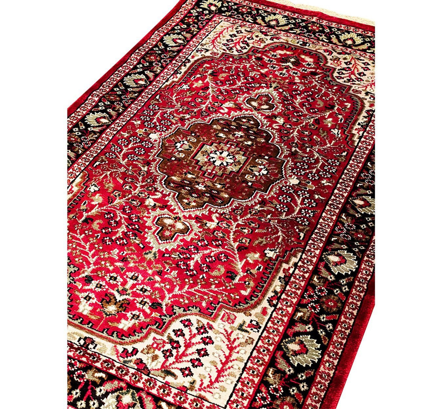 3 x 5 Oriental Kashmir Silk Rug