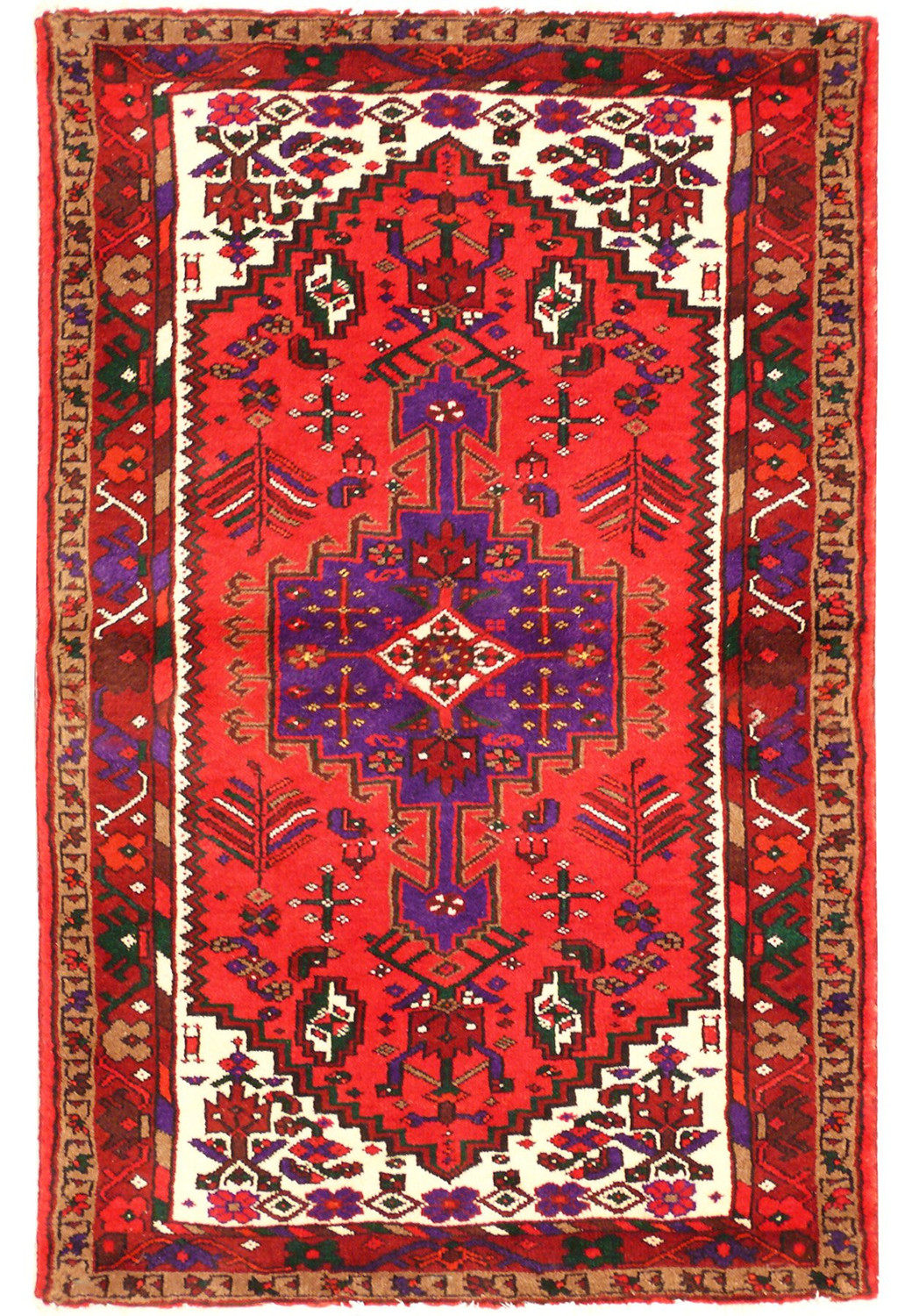 3 x 5 Persian Hamedan Rug 7