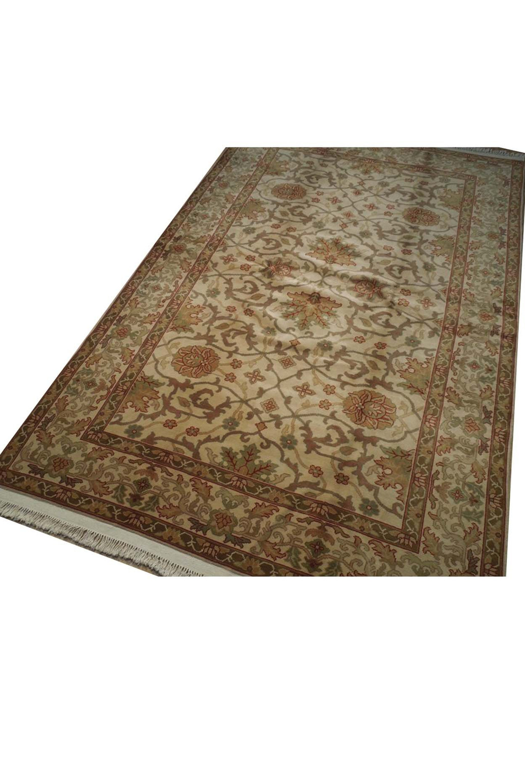 6' x 9' Transitional Chobi Vegetable Dyed Rug 1