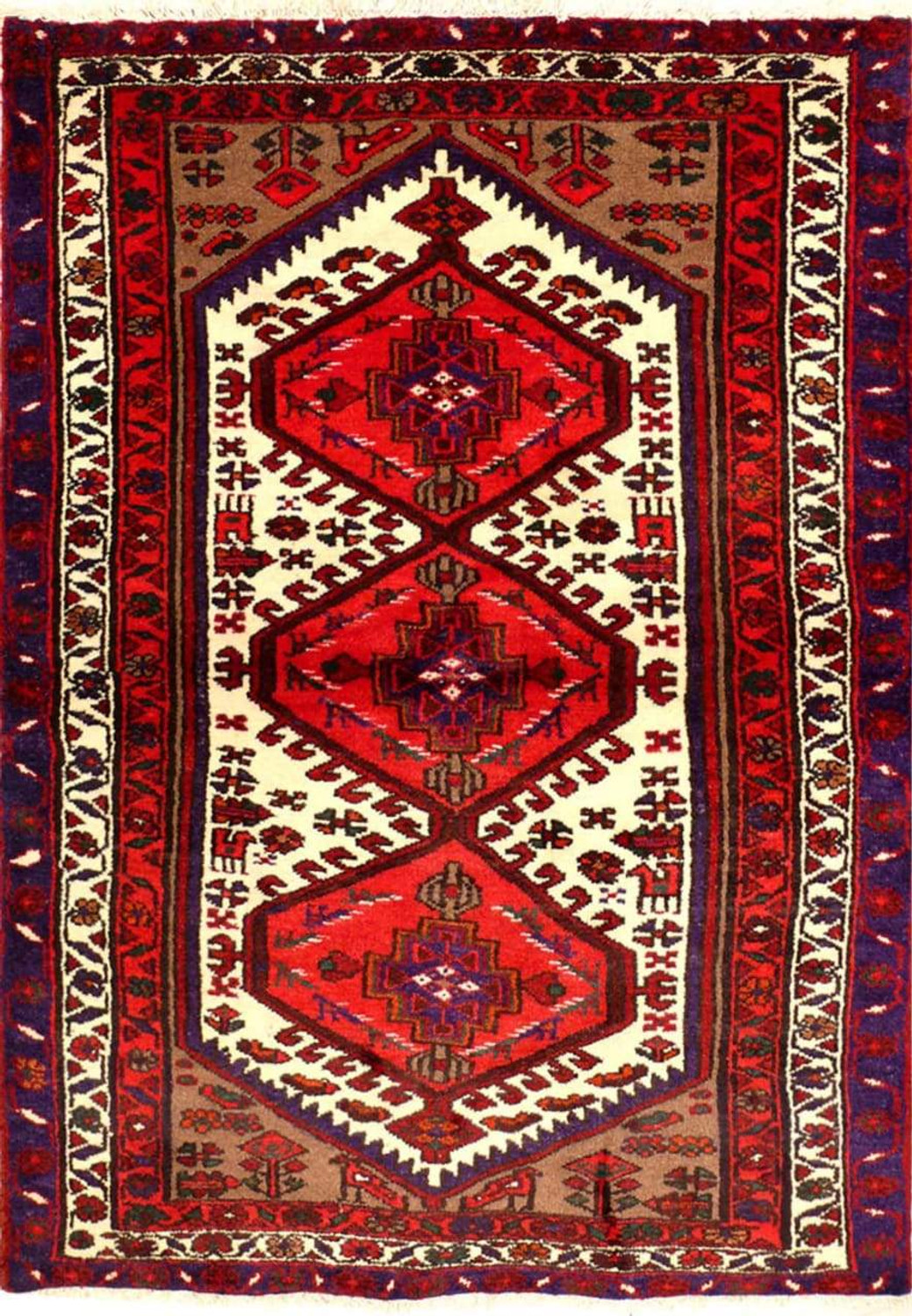 3 x 5 Persian Hamedan Rug 17