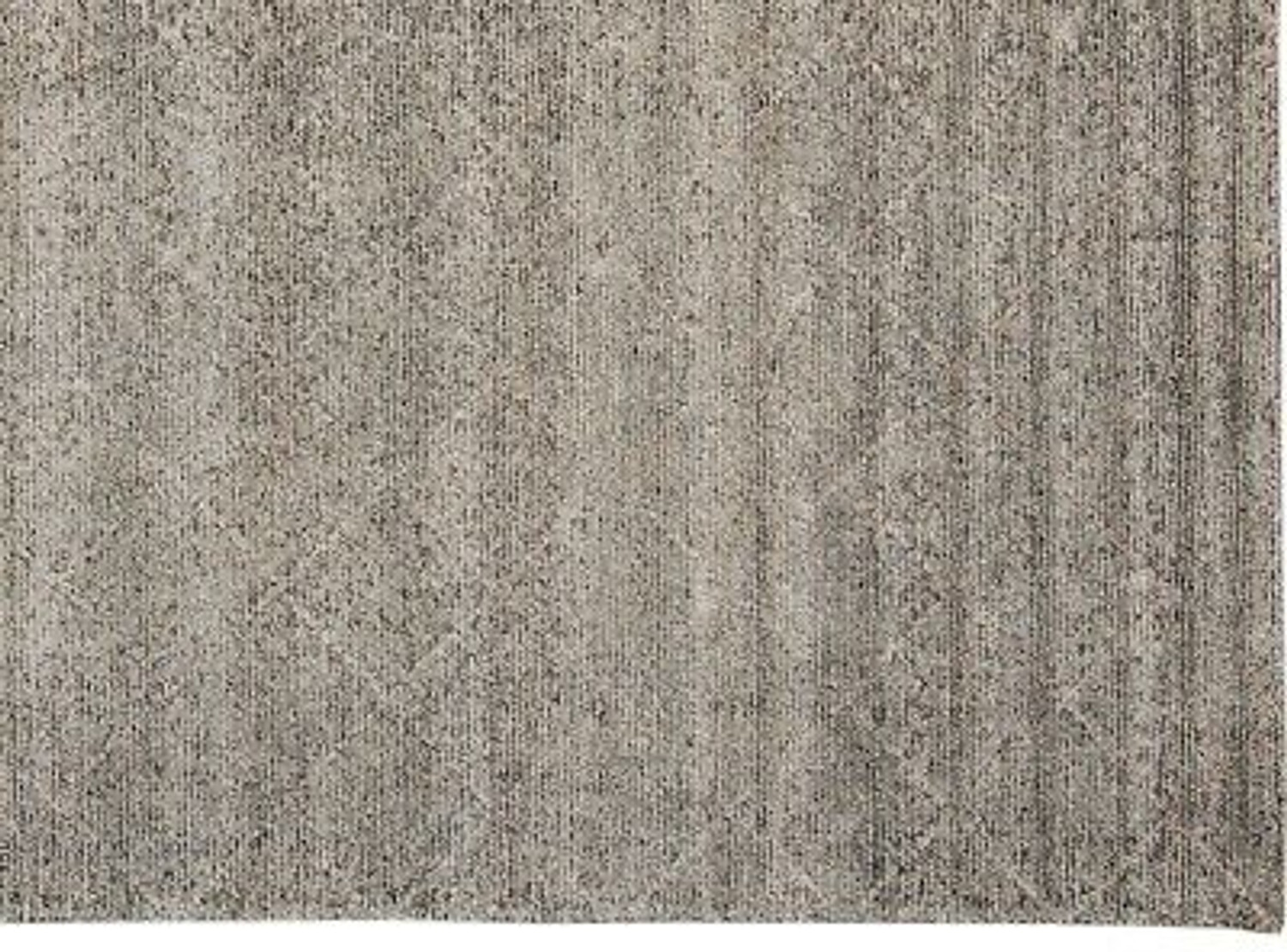5x8 Contemporary Rug Wool & Bamboo On Durable Cotton All-Over Checked Design