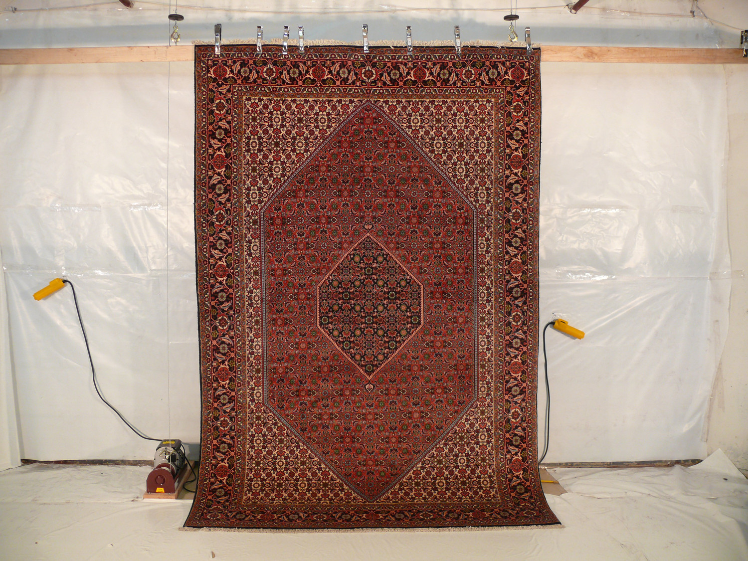 6'3 x 9'6 Persian Bijar Rug Mahi Design