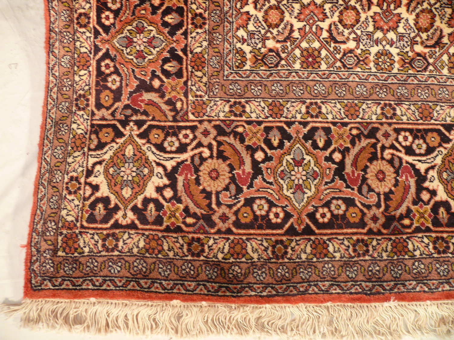 6'3" x 9'8" Persian Bijar Iron Rug