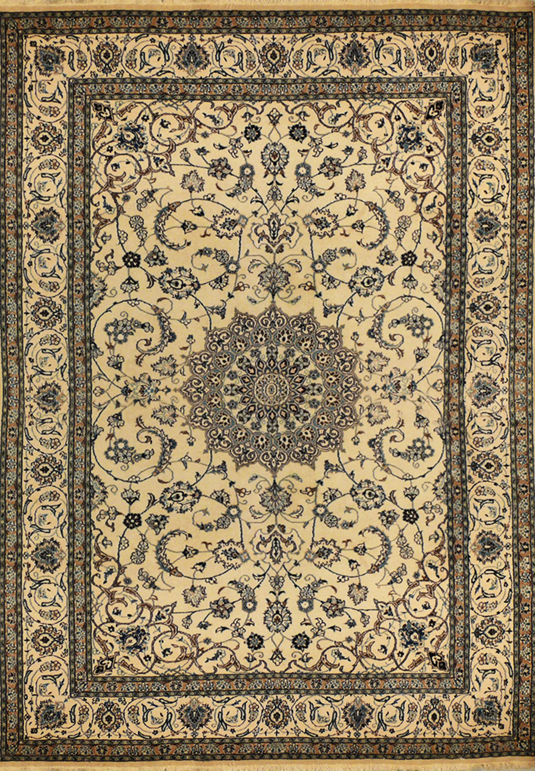 8'2" x 11'7" Persian Nain Rug