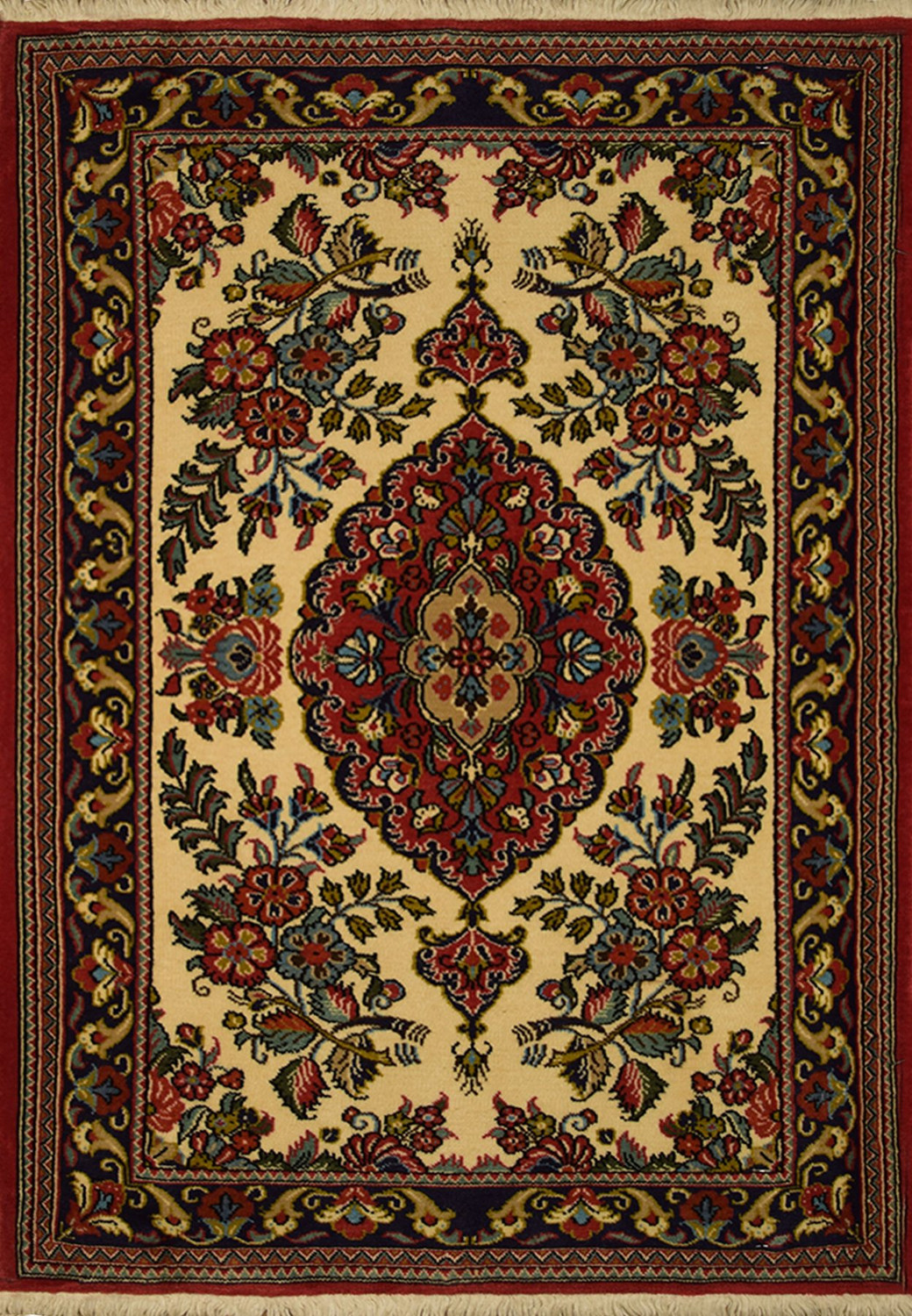 2'5" x 3'5" Persian Qum Kork Rug