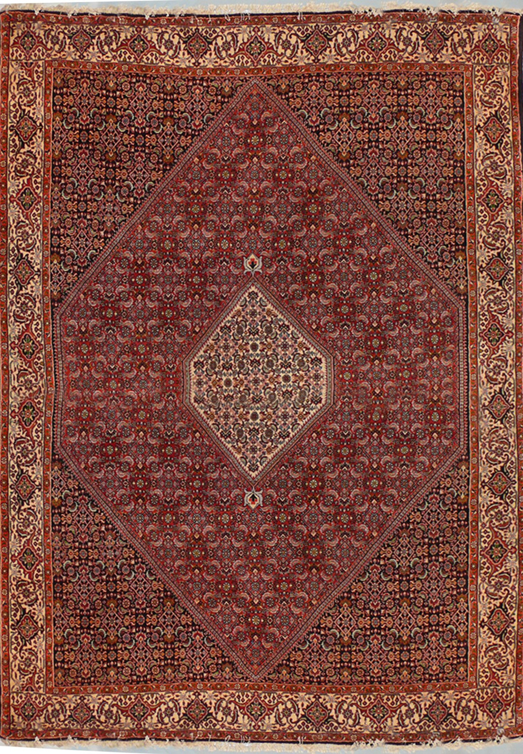 7 x 10 Persian Bijar Mahi Design