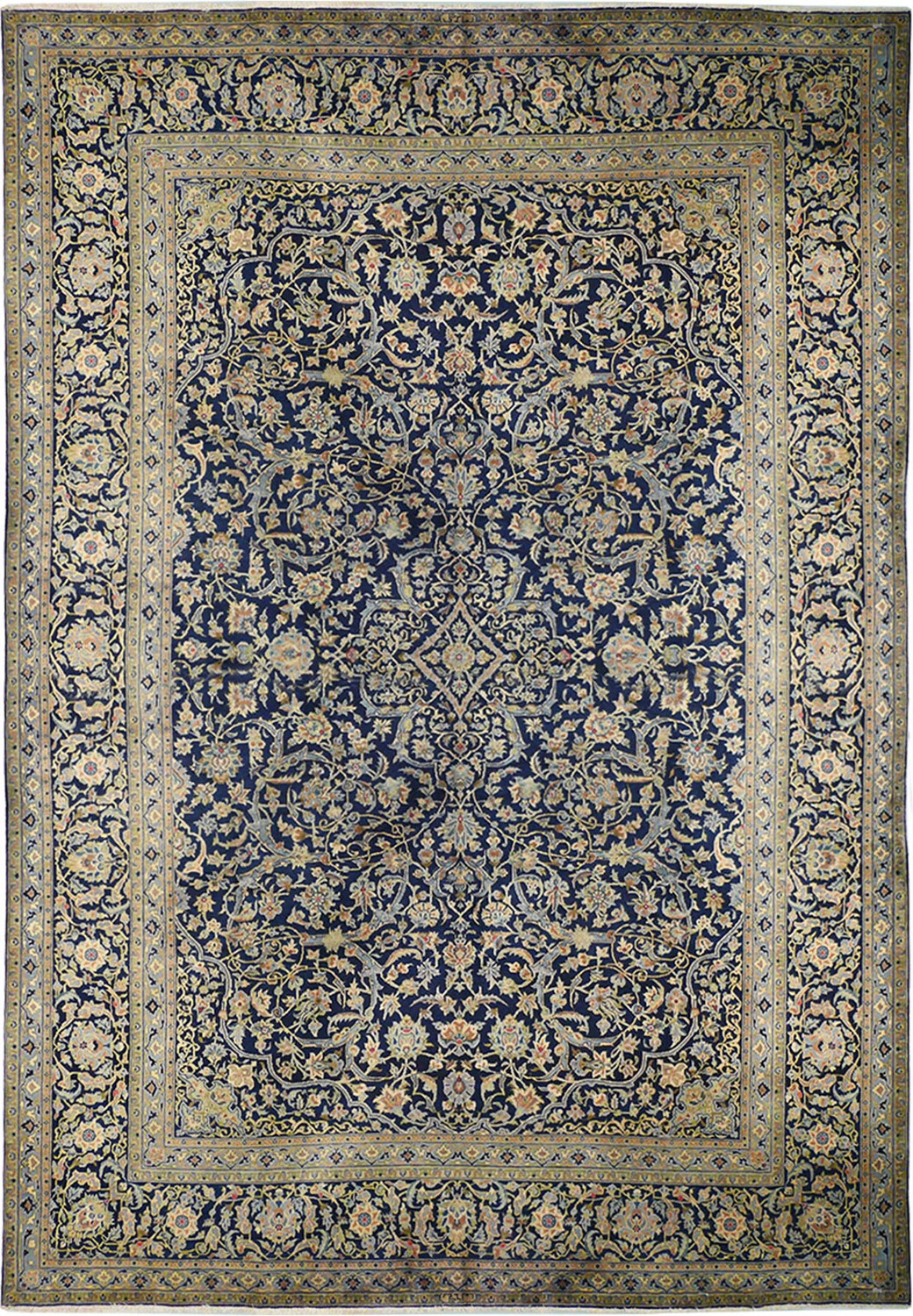 9'4 x 13'1 Premium Persian Kashan Rug