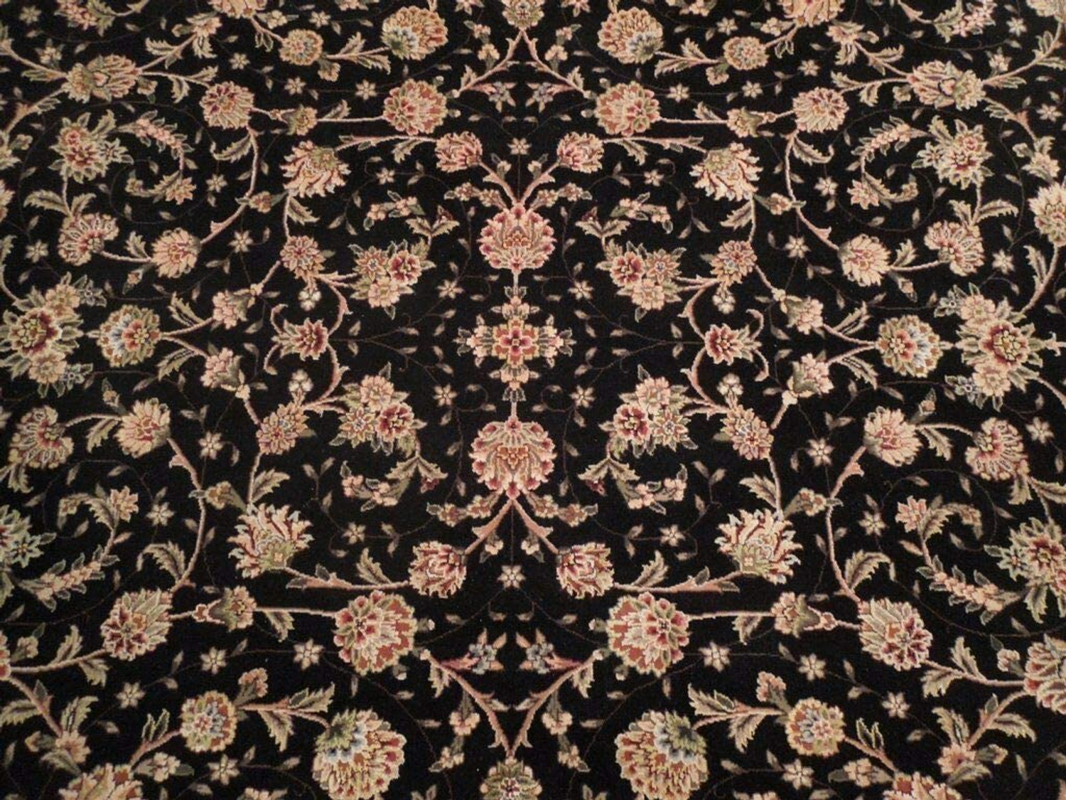 8 x 10 Oriental Tabriz Design Wool & Silk Rug