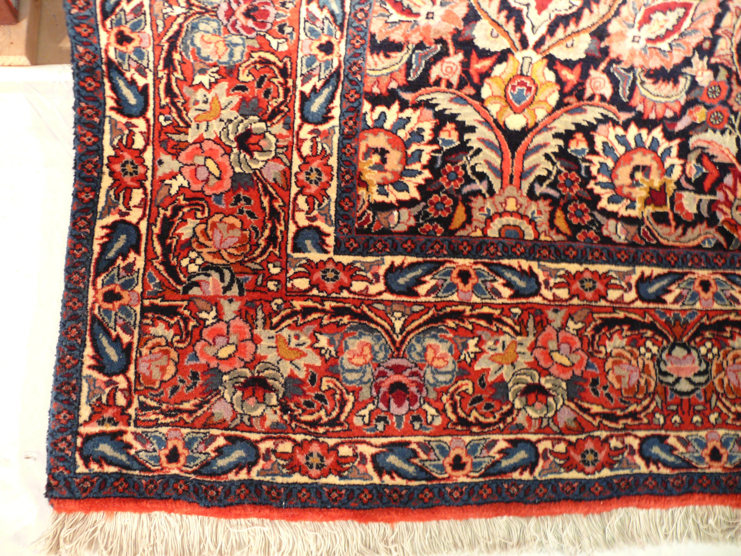 Antique 6'6 x 9'8 Persian Bijar All Over Design Rug