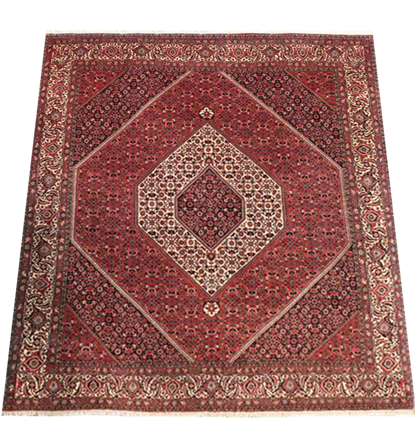 7 x 8 Persian Bijar Square Rug