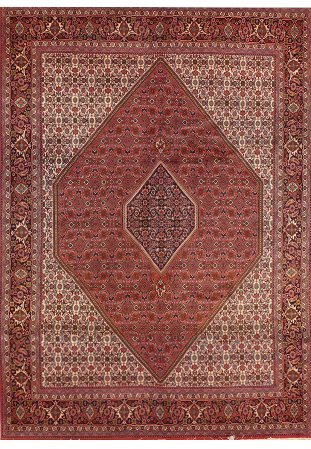 8 x 11 Persian Bijar Iron Rug | High-End