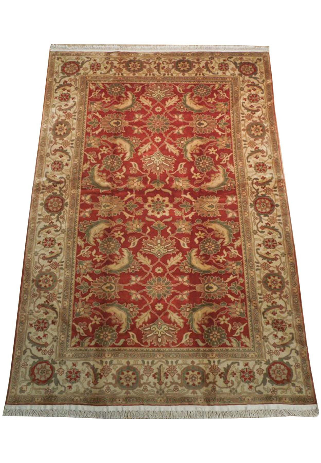 6' x 9' Transitional Chobi Vegetable Dyed Rug