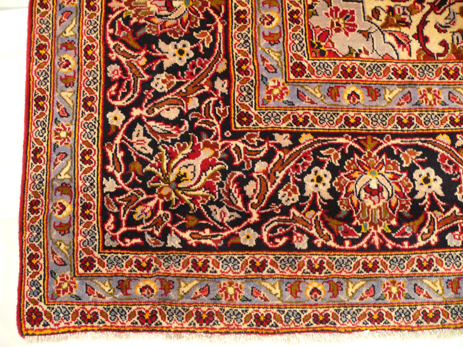 10 x 13'5 Classic Persian Kashan Rug | Known from TV Show Shark Tank