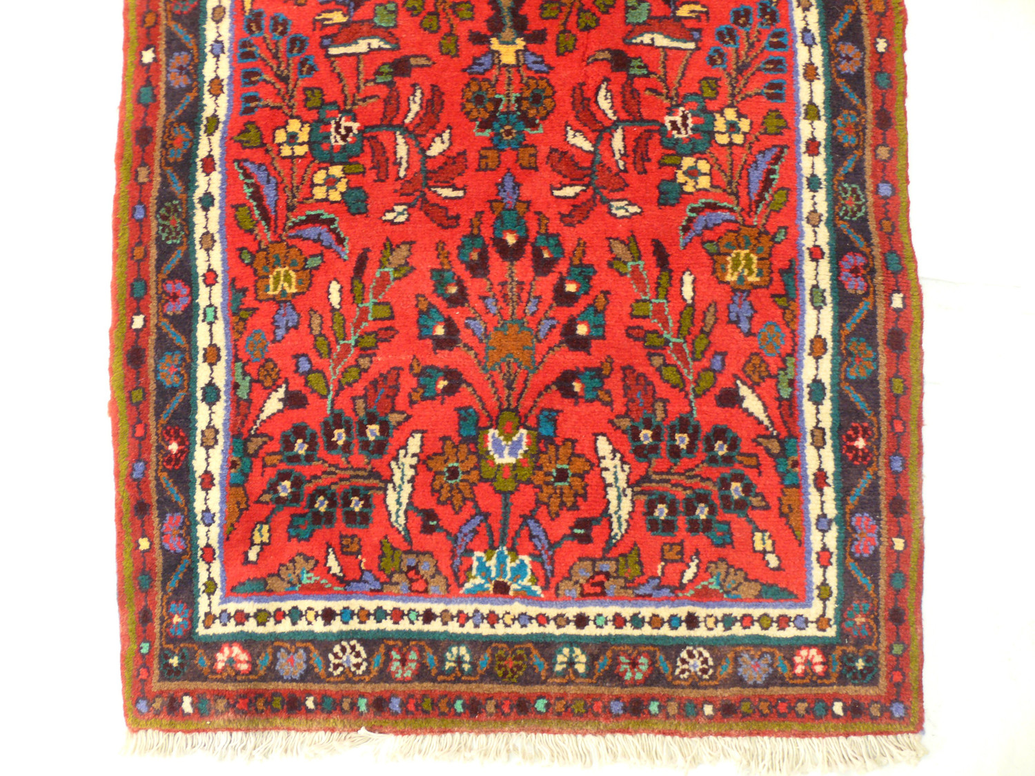 2'7 x 10'3 Persian Hamedan Runner Rug