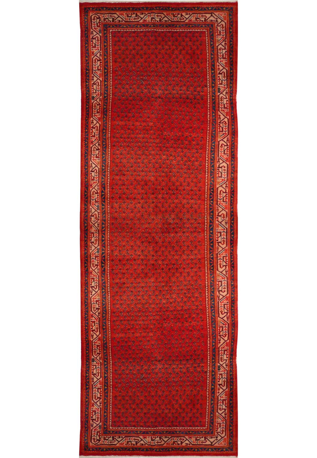 4 x 14 Unusual Size Persian Sarough Runner Rug