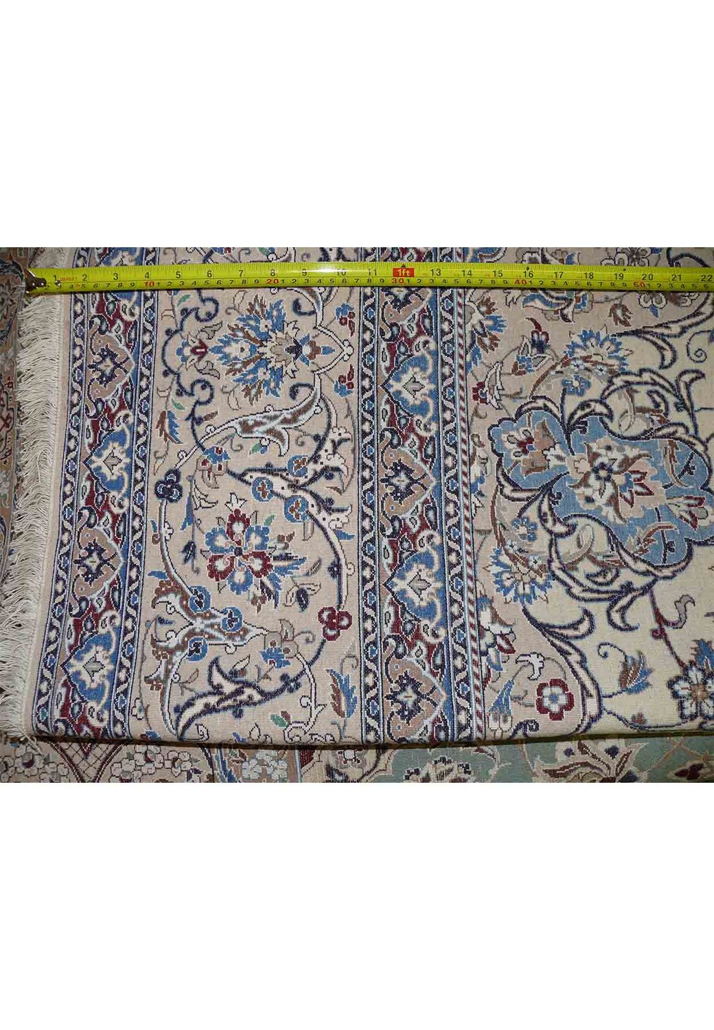7 x 10 Classic very fine Persian Nain 6 LAA exclusive quality with silk