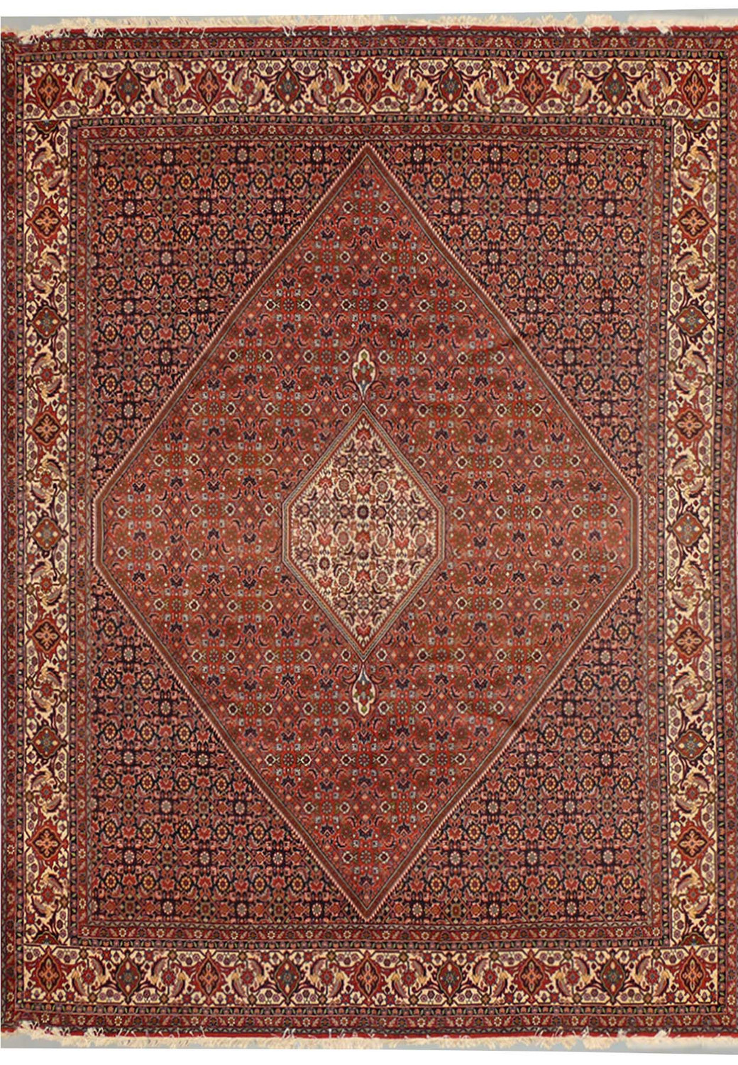 8'3 x 11 Iron Persian Bijar Rug | High-End
