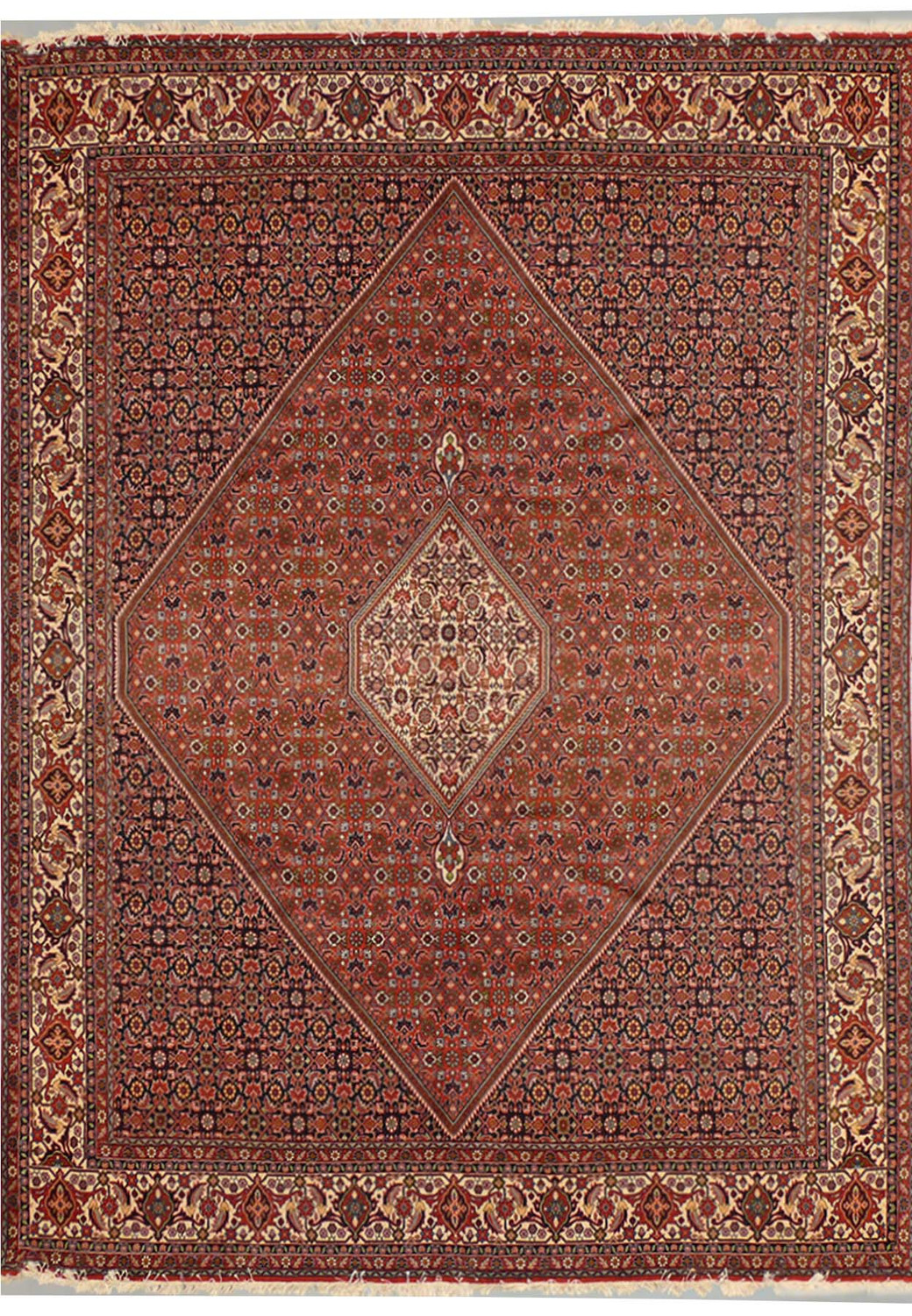 8'3 x 11 Iron Persian Bijar Rug | High-End